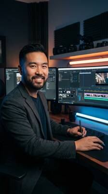 黄色仓库剪辑师王浩